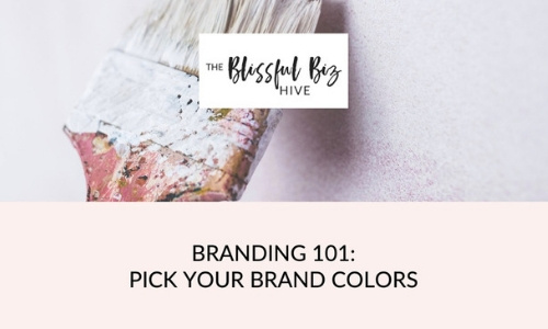 1 Pick your brand colors