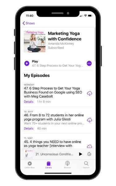Marketing Yoga with Confidence Podcast