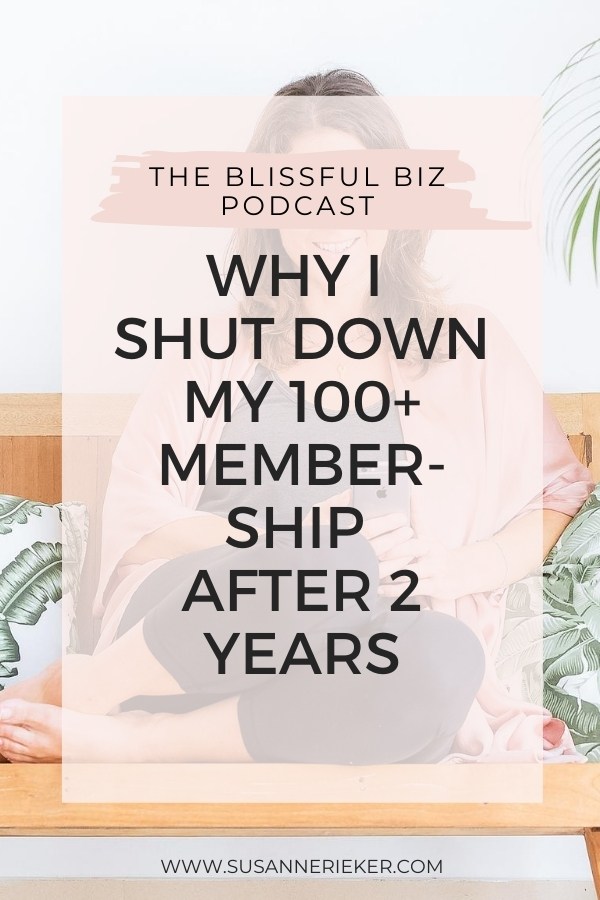 Why I Shut Down My 100+ Membership the Blissful Biz Hive