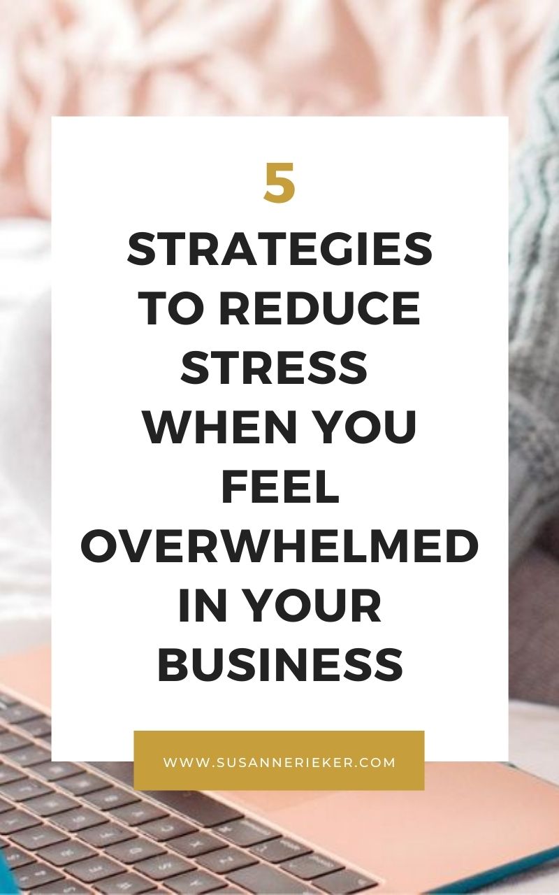 5 Strategies to Reduce Stress When You Feel Overwhelmed in Your Business Blissful Biz Podcast | 5 Strategies to Reduce Stress When You Feel Overwhelmed in Your Business
