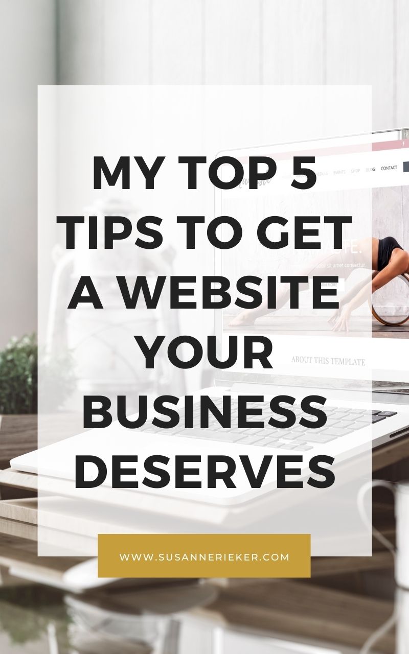 Blissful Biz Podcast | My Top 5 Tips to Get a Website Your Business Deserves My Top 5 Tips to Get a Website Your Business Deserves