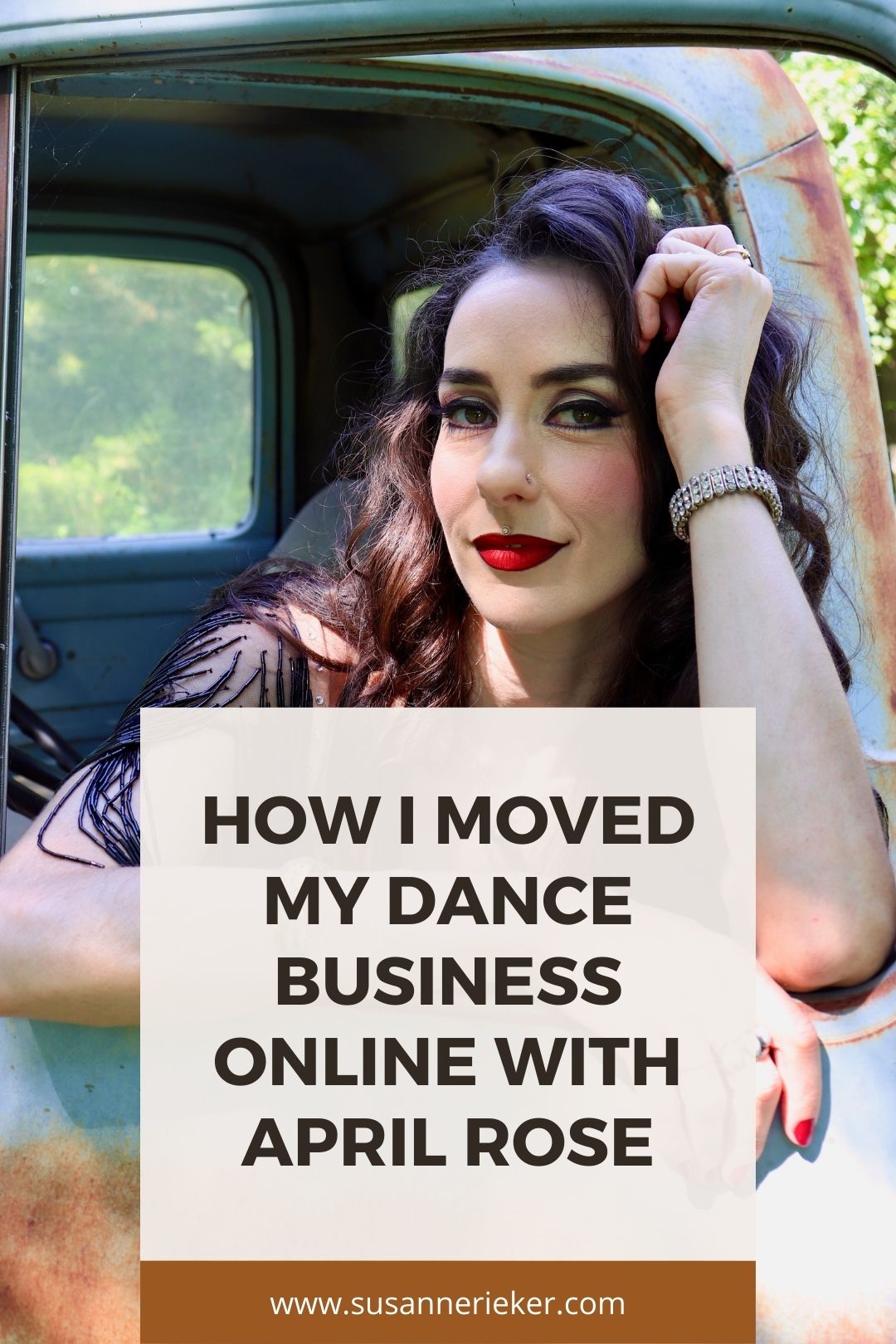 April Rose talks about how she moved her dance business online