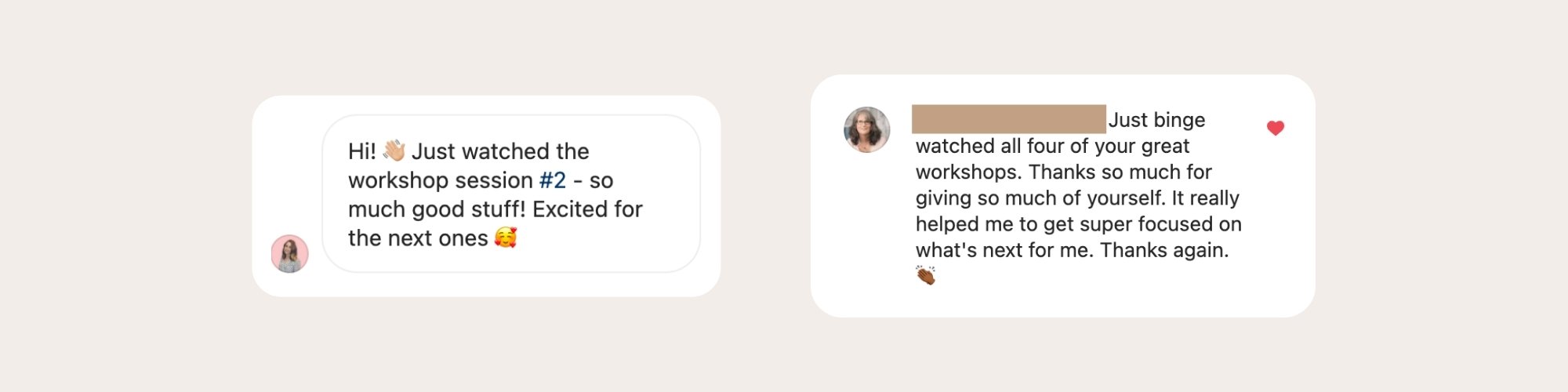 testimonials